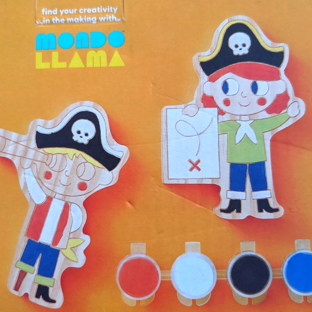 Mondo Llama paint-your-own pirates kit (makes 3 pieces)